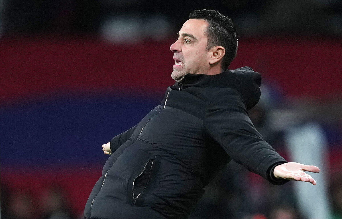 ドローを嘆くチャビ監督