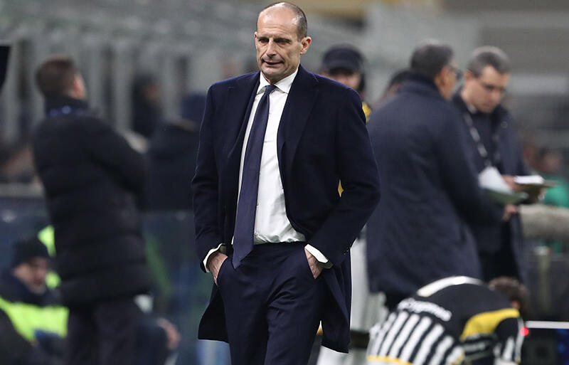 セリエＡでの不調を嘆くマッシミリアーノ・アッレグリ監督