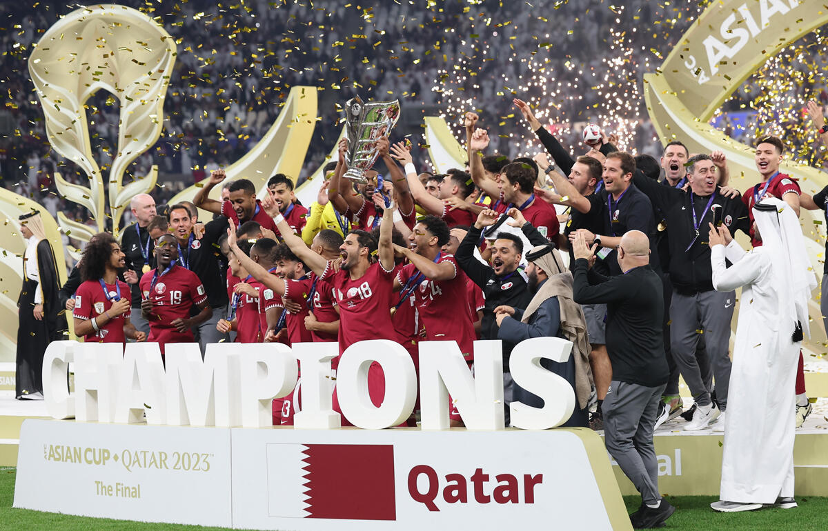 アジアカップ連覇を達成したカタール代表