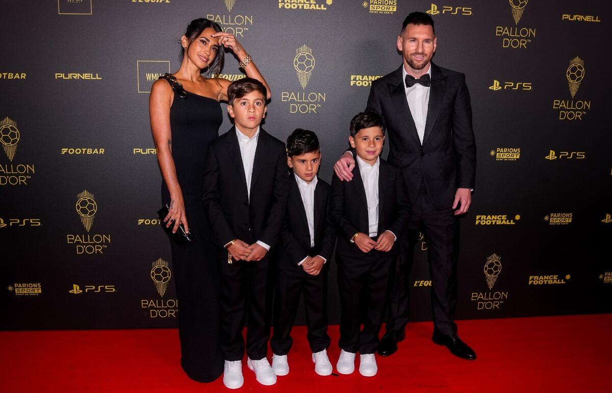 リオネル・メッシとその家族