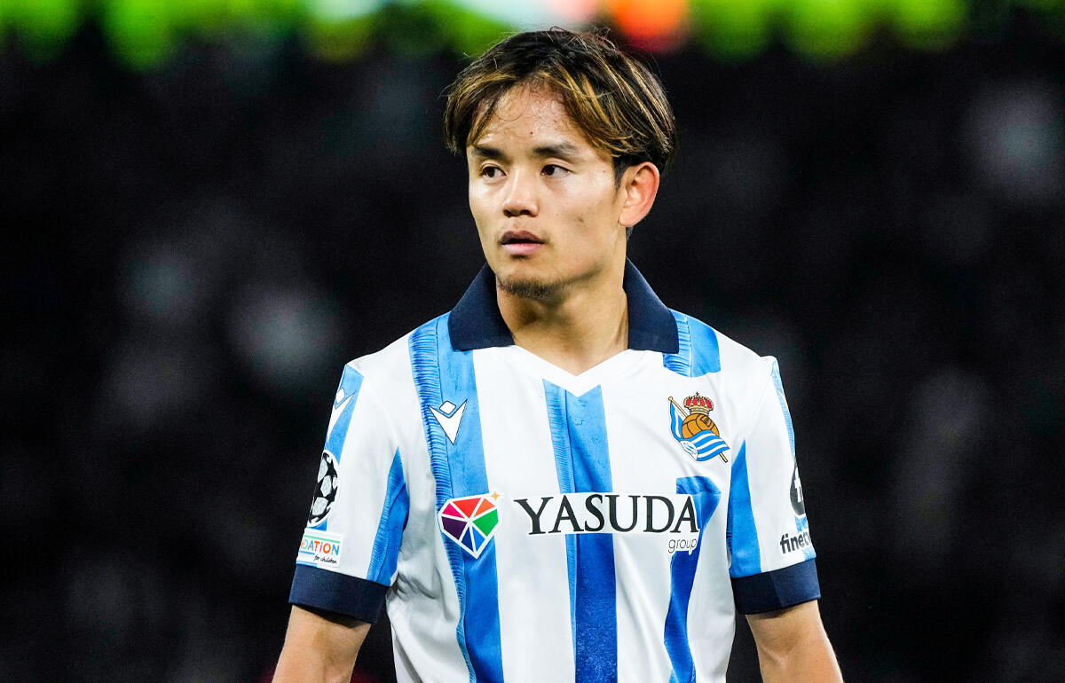 失点に関与してしまった久保建英