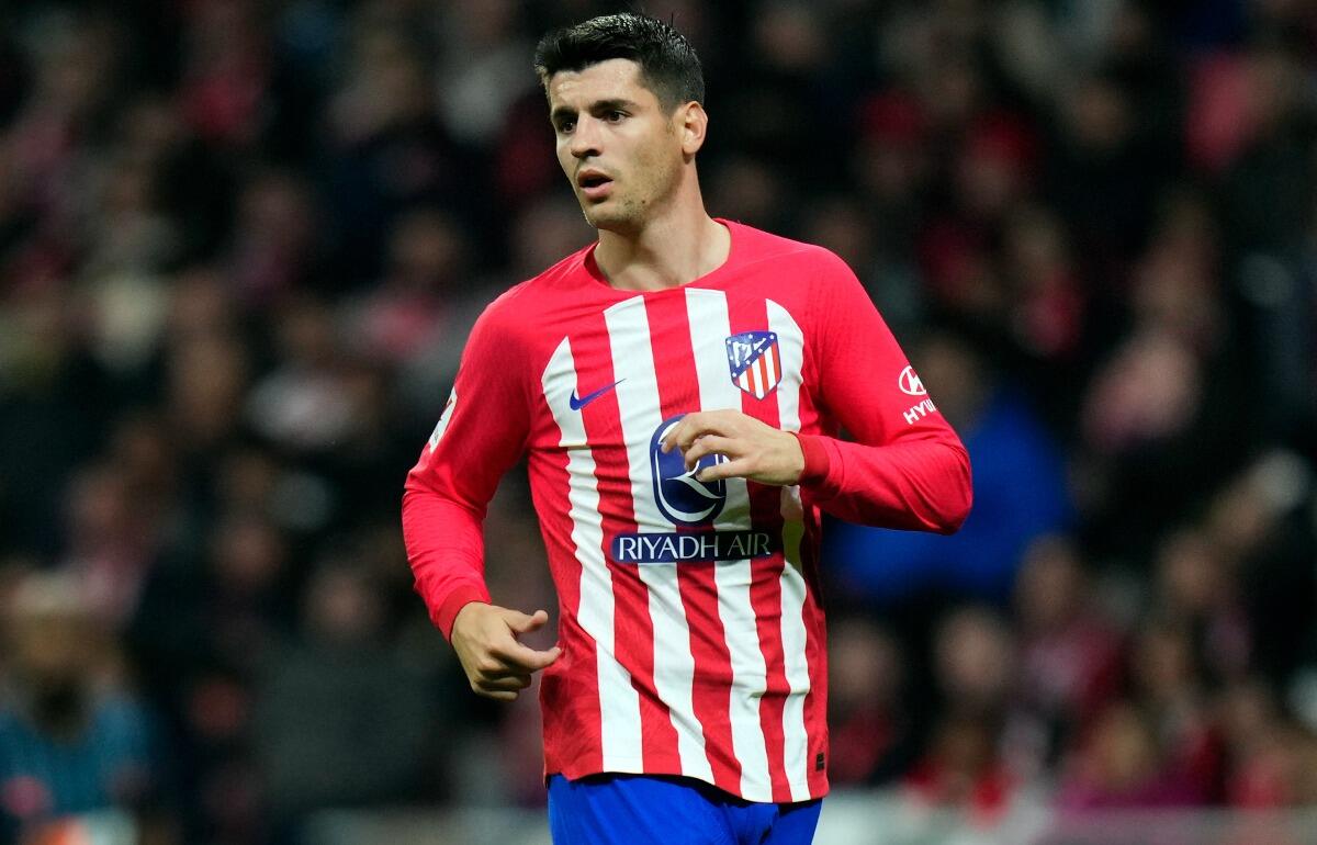 アトレティコ・マドリーのスペイン代表FWアルバロ・モラタ