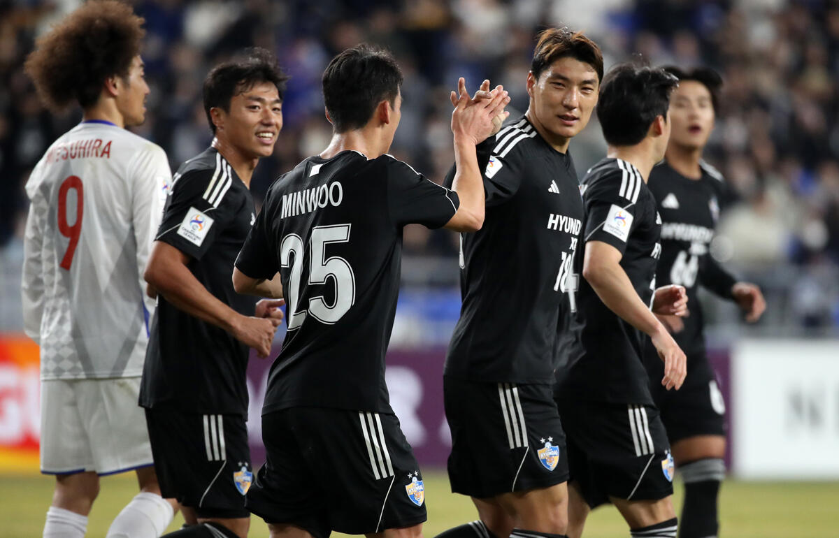 2ゴールの活躍を見せた韓国得点王のチュ・ミンギュ