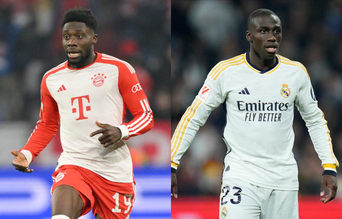 マドリーが獲得狙うデイビス(左)と契約満了迫るメンディ