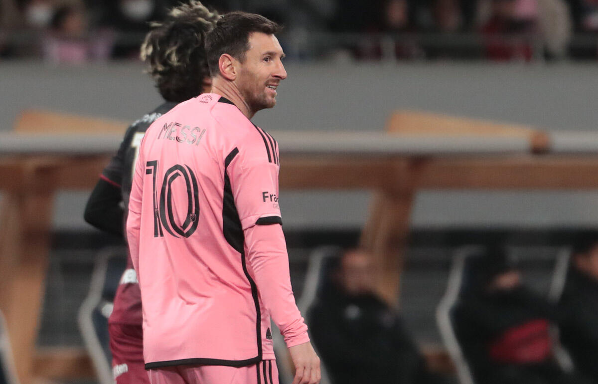 神戸との試合では30分間プレーしたリオネル・メッシ