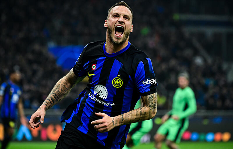 CLでのゴールに歓喜のFWマルコ・アルナウトビッチ