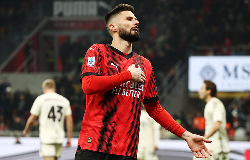 今季も好成績を残すFWオリヴィエ・ジルー