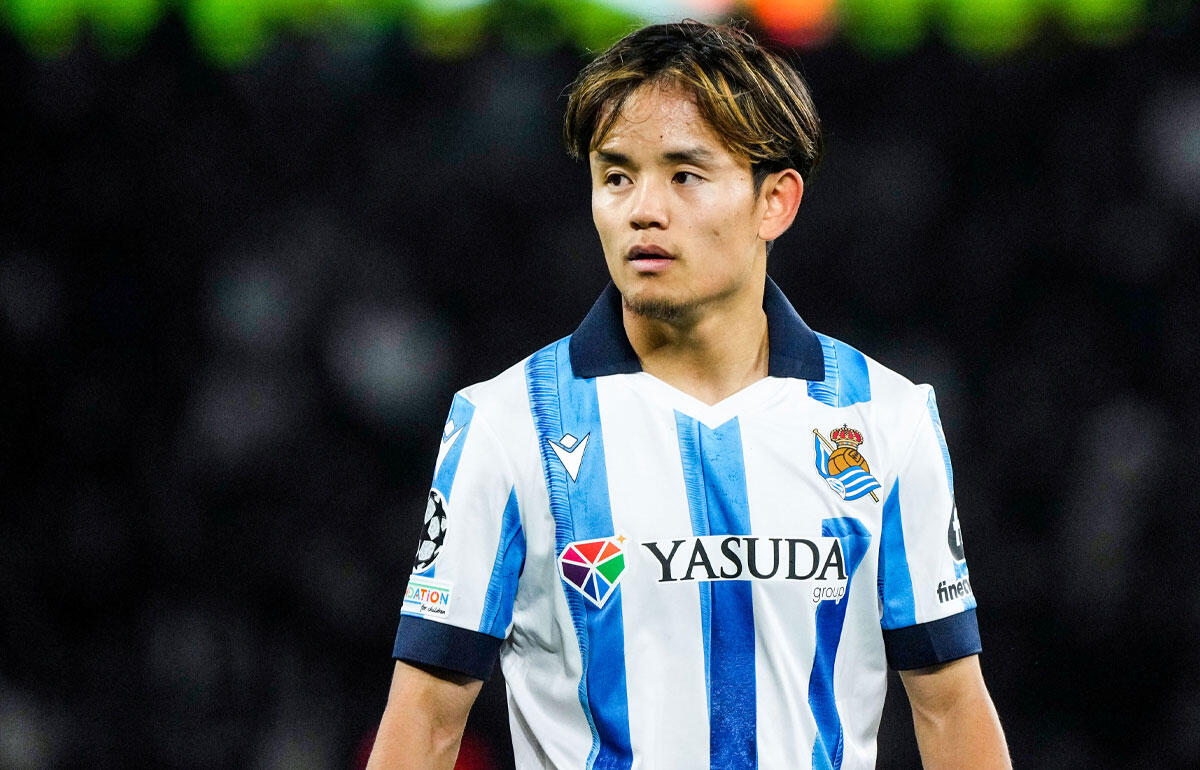 久保建英が試合に向けた記者会見に出席