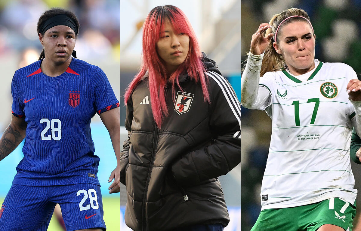 左からミア・フィシェル、遠藤純、ジェイミー・フィン