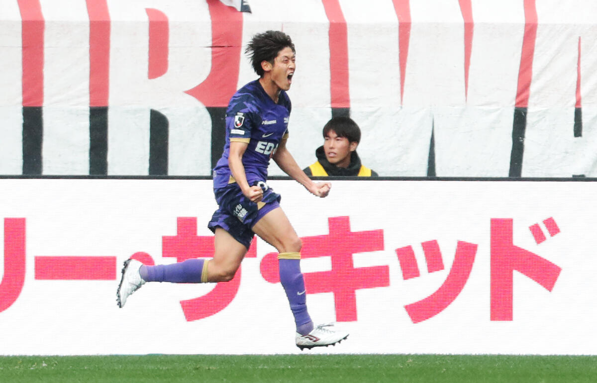 シーズンオープニングゴールを決めた大橋祐紀