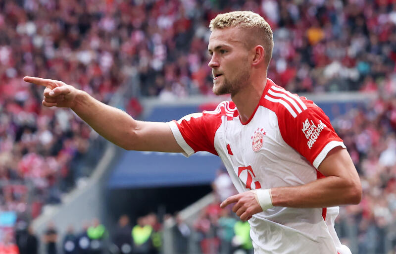 バイエルンでプレーするデ・リフト。