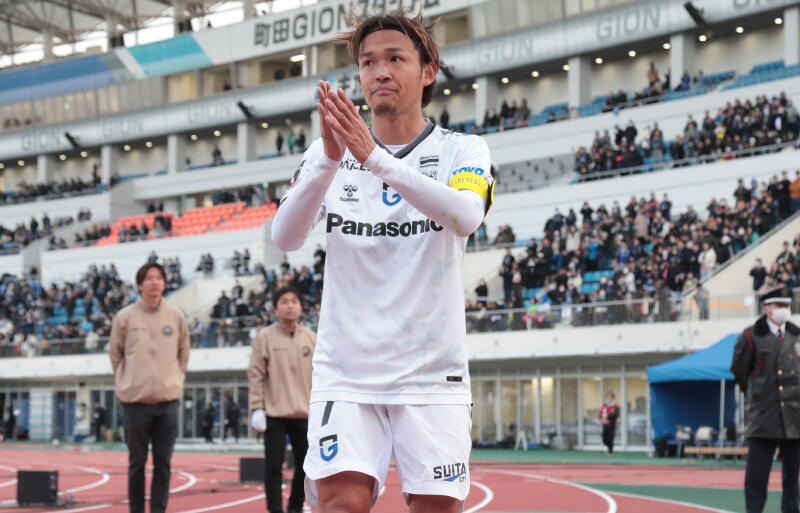 ガンバ大阪FW宇佐美貴史。