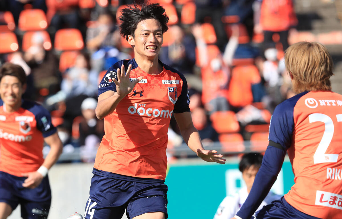 新加入ながら2ゴールの活躍を見せた大宮MF泉柊椰