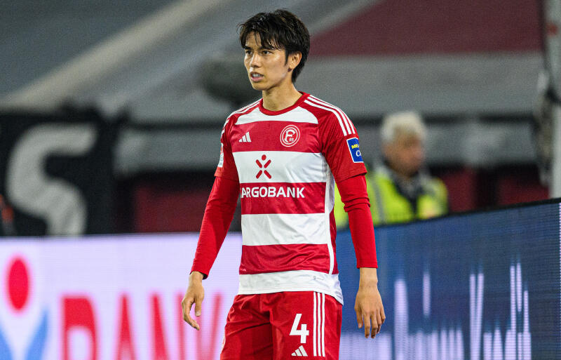 デュッセルドルフ田中碧がチームを勝利に導く追加点。