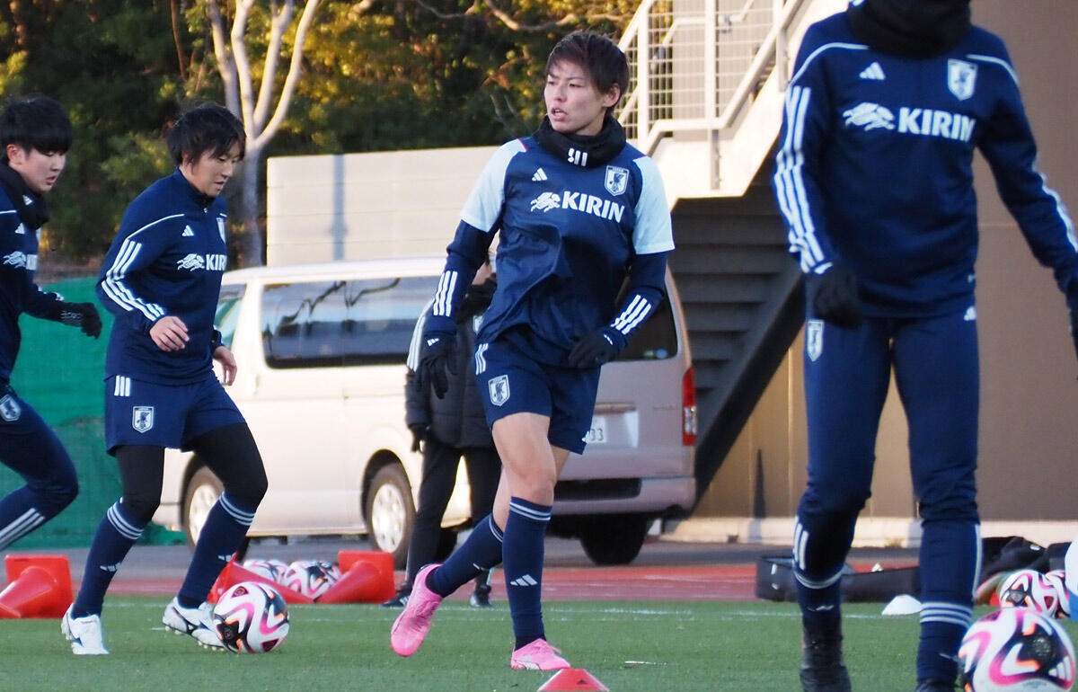 北朝鮮との決戦へ意気込みを語る熊谷紗希