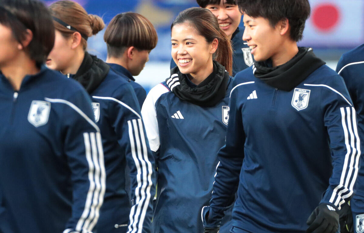 北朝鮮戦へ意気込みを語る長谷川唯