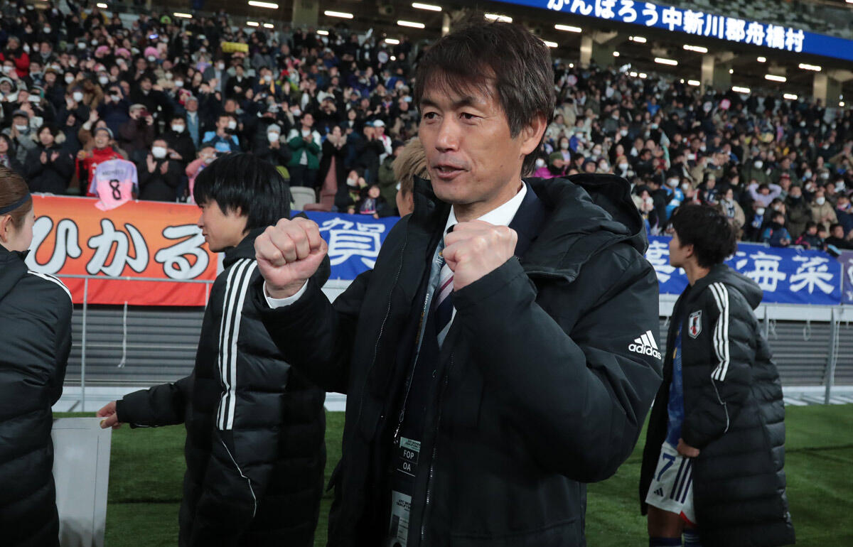 なでしこジャパンを指揮し、パリ五輪行きを決めた池田太監督