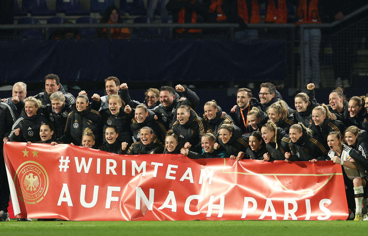 パリオリンピック出場権を獲得したドイツ女子代表