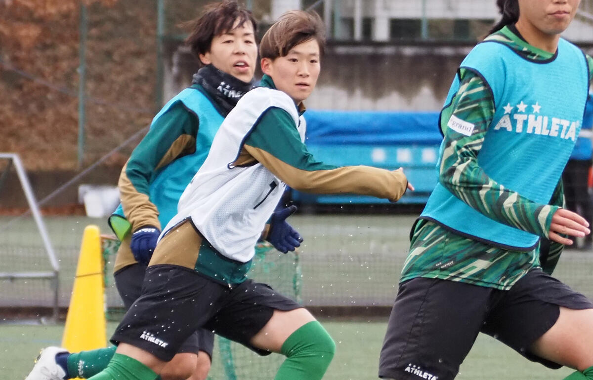 WEリーグ再開に向け準備を進める藤野あおば