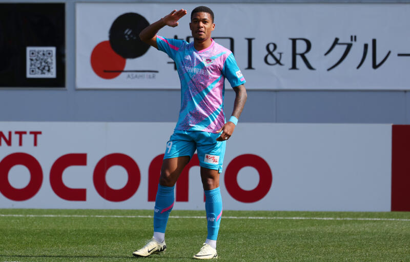 先制弾でチームを快勝劇に導いたサガン鳥栖のマルセロ・ヒアン