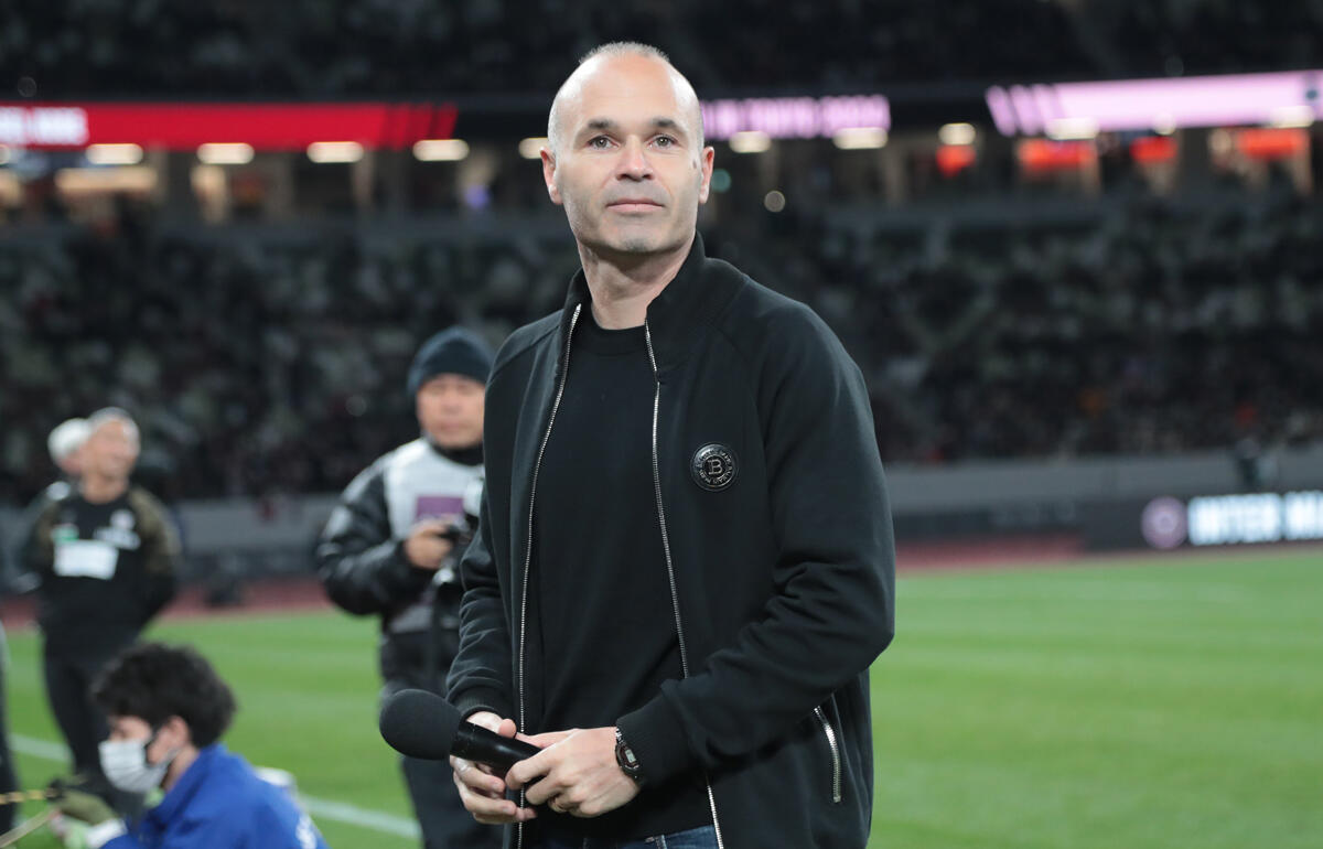 先日は来日したイニエスタ