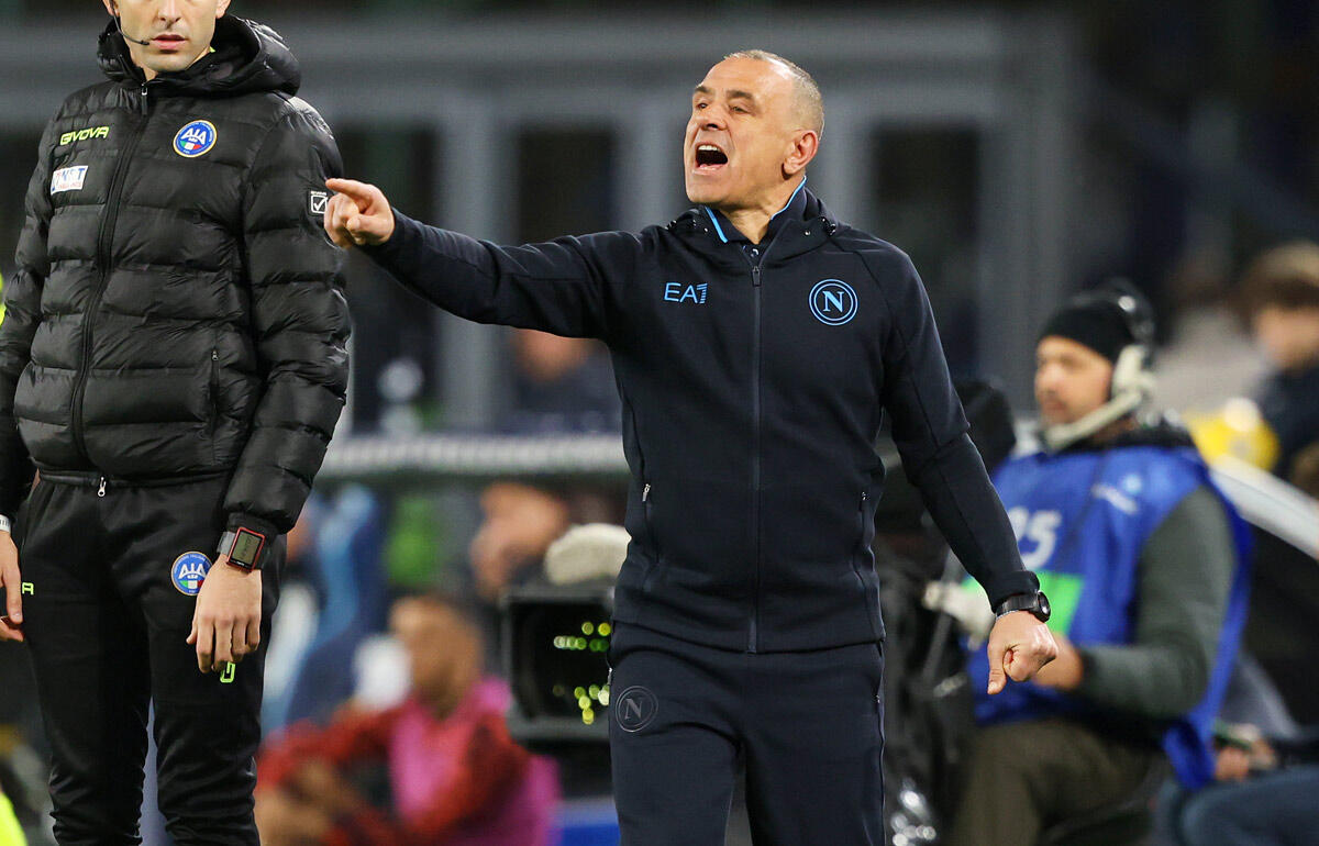 ユベントスに勝利したカルツォーナ監督