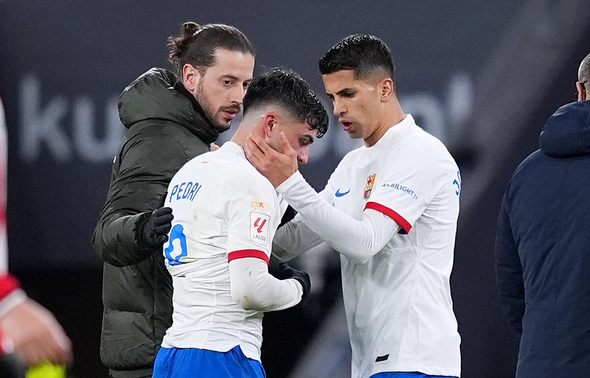 負傷交代したペドリ