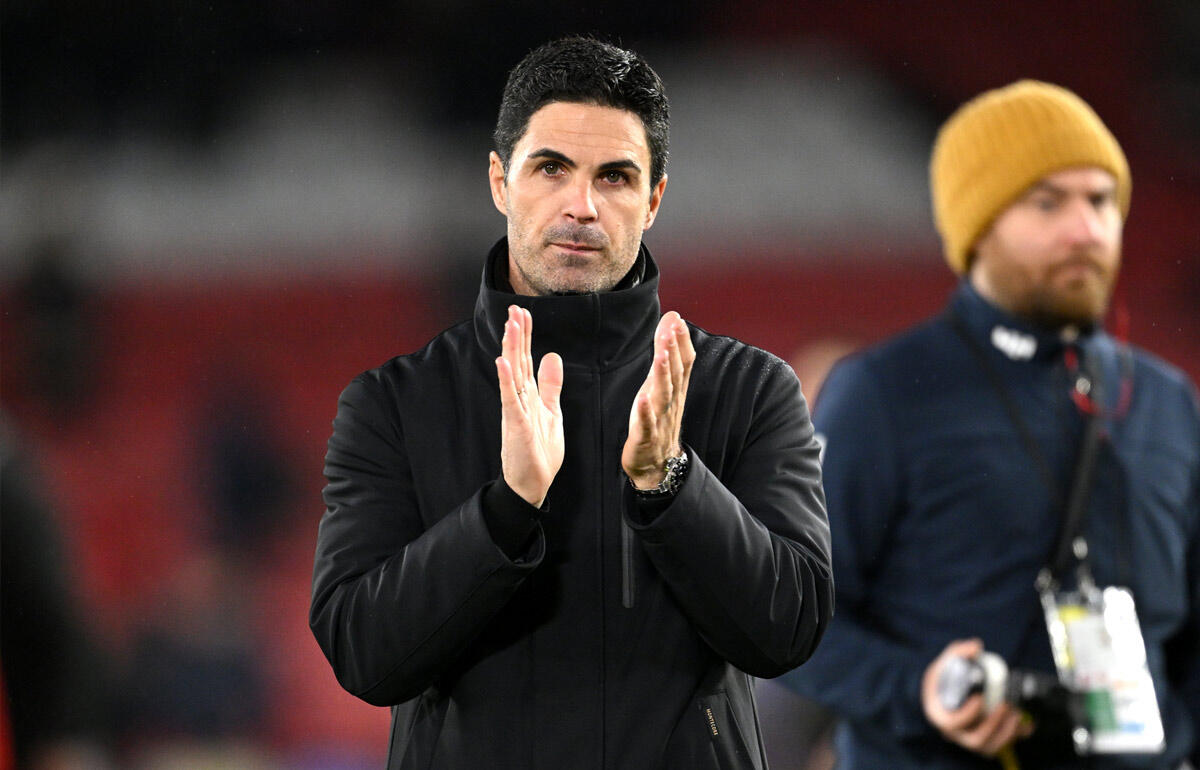 リーグ7連勝を達成したアルテタ監督