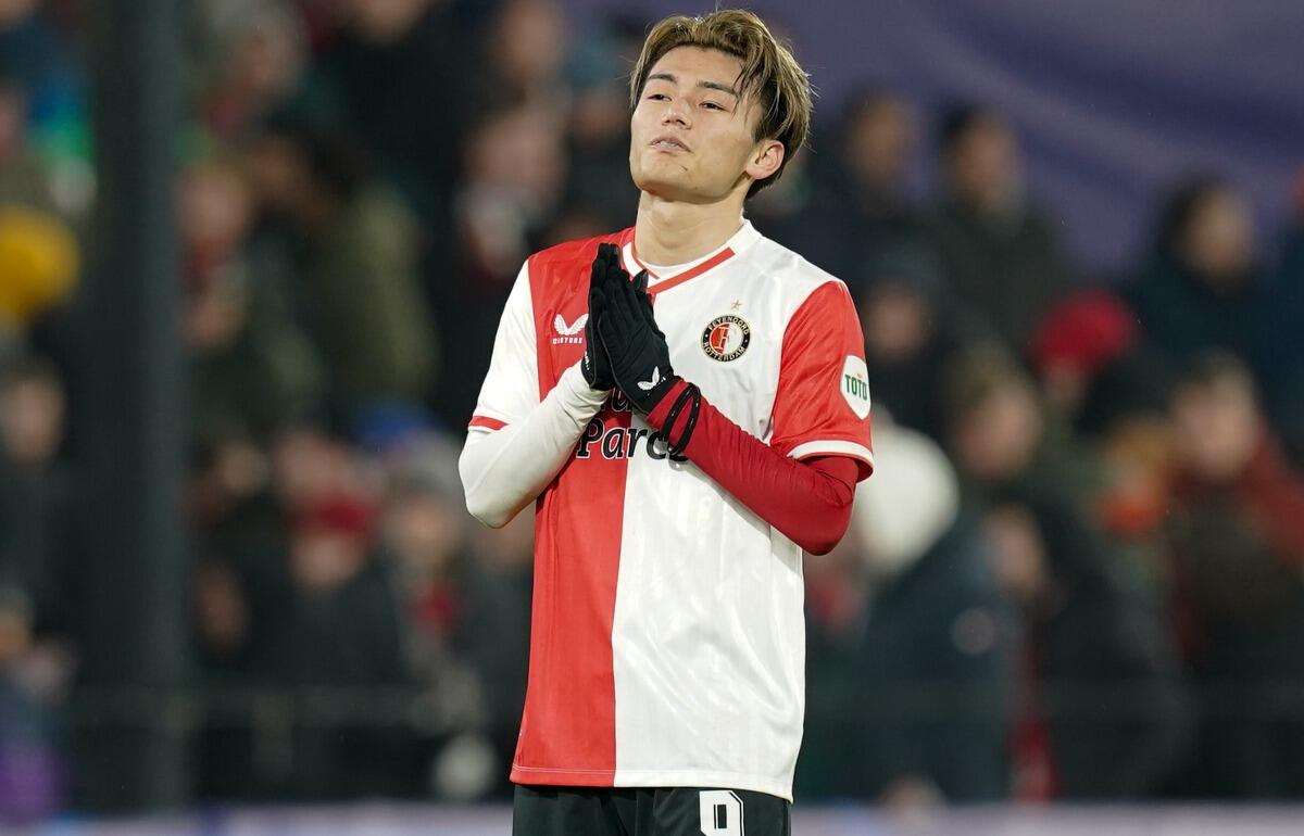 フェイエノールトの日本代表FW上田綺世