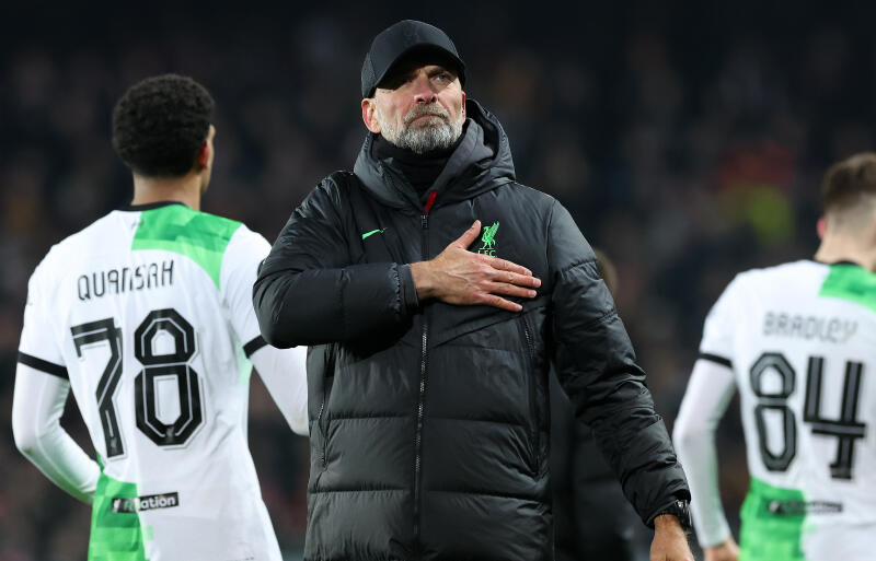 リバプールを率いるクロップ監督。