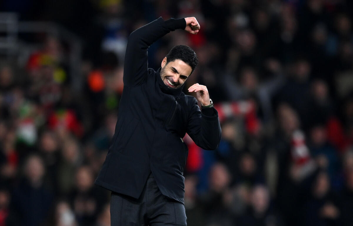 プレミアリーグで8連勝を達成したアルテタ監督