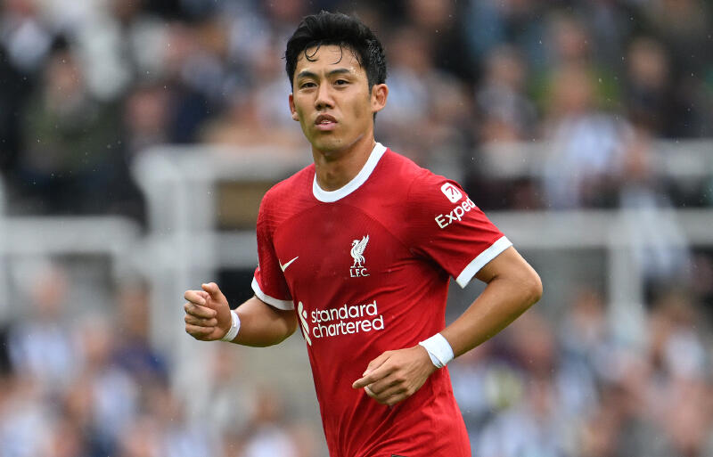 リバプールでプレーする遠藤航。