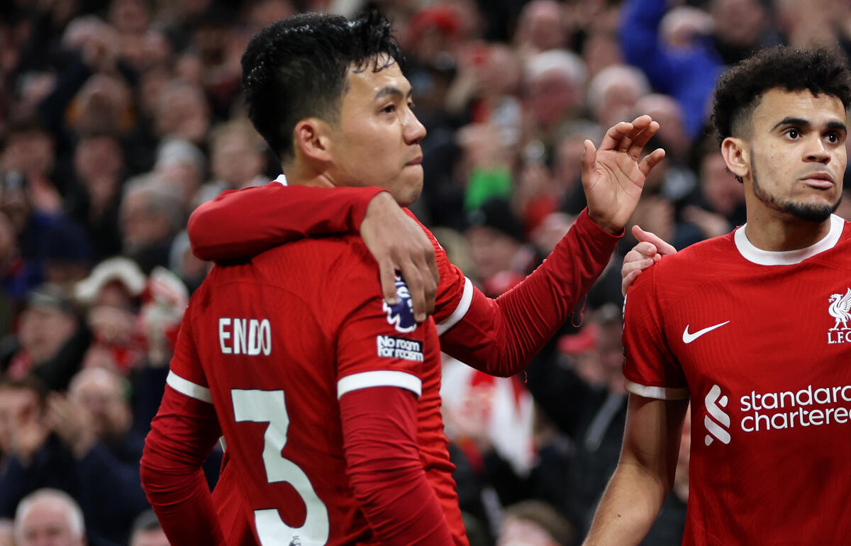 シティ戦のPOTMに選ばれた遠藤航