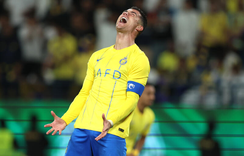 アル・ナスルでプレーするC・ロナウド。