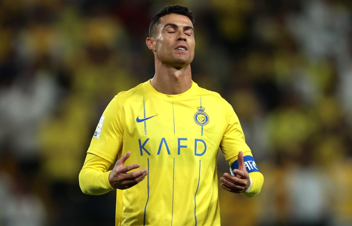 ACL敗退が決まったアル・ナスルのクリスティアーノ・ロナウド