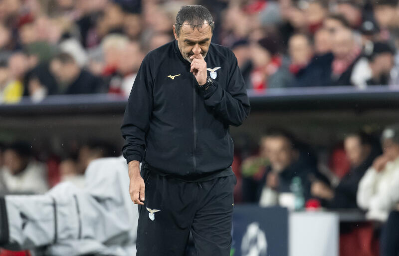 ラツィオ監督から辞する決断を下したサッリ監督。