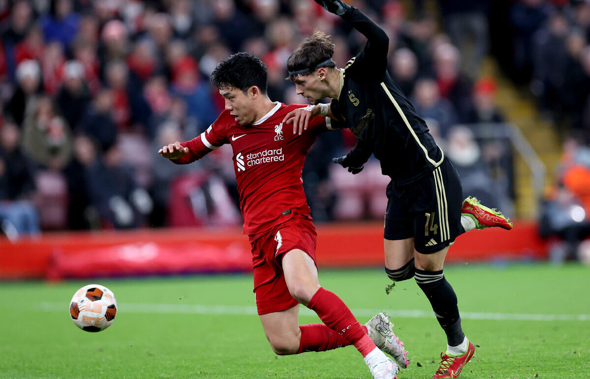 遠藤航は45分間でお役御免