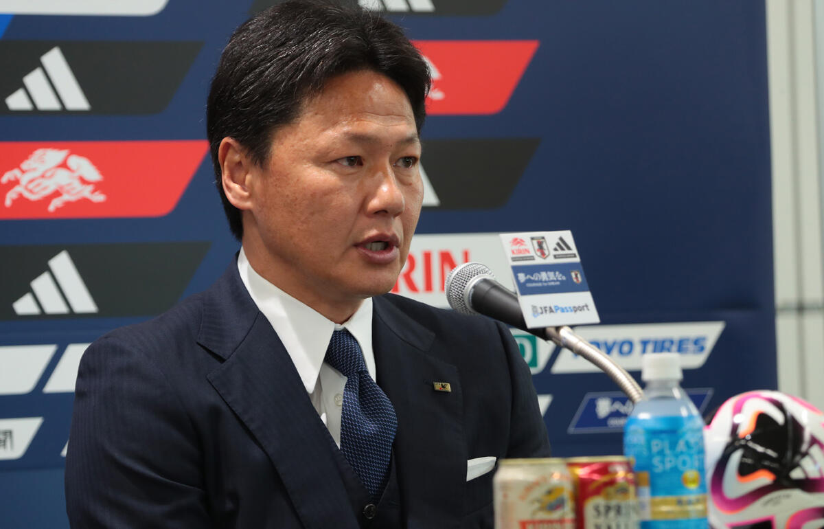 意気込みを語った大岩剛監督