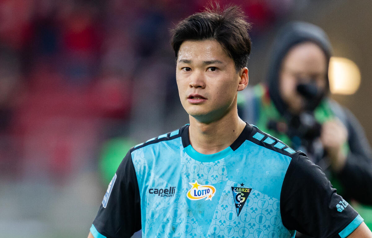 グールニク・ザブジェでの初ゴールを記録したMF上月壮一郎