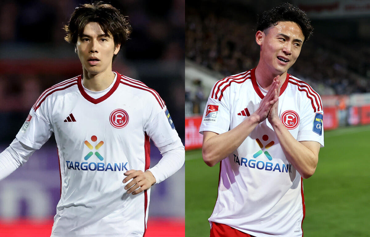 日本代表MF田中碧とU-23日本代表DF内野貴史がゴールで共演した