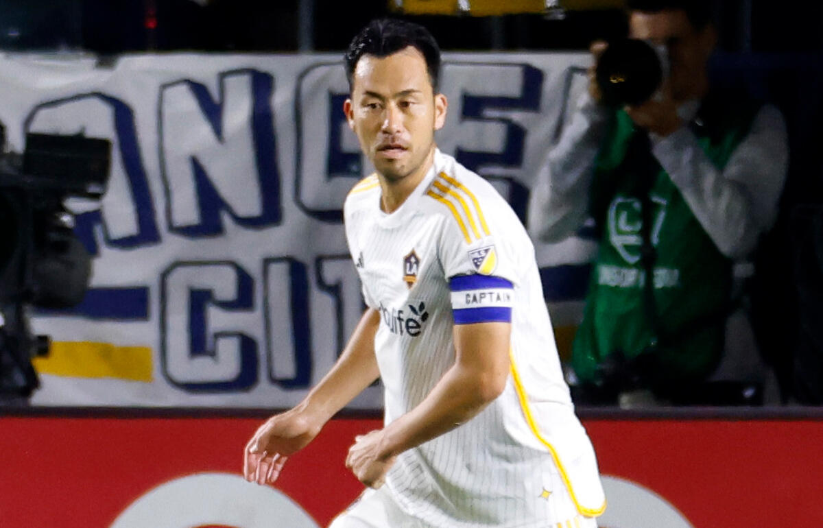 今季初ゴールを決めたロサンゼルス・ギャラクシーのDF吉田麻也