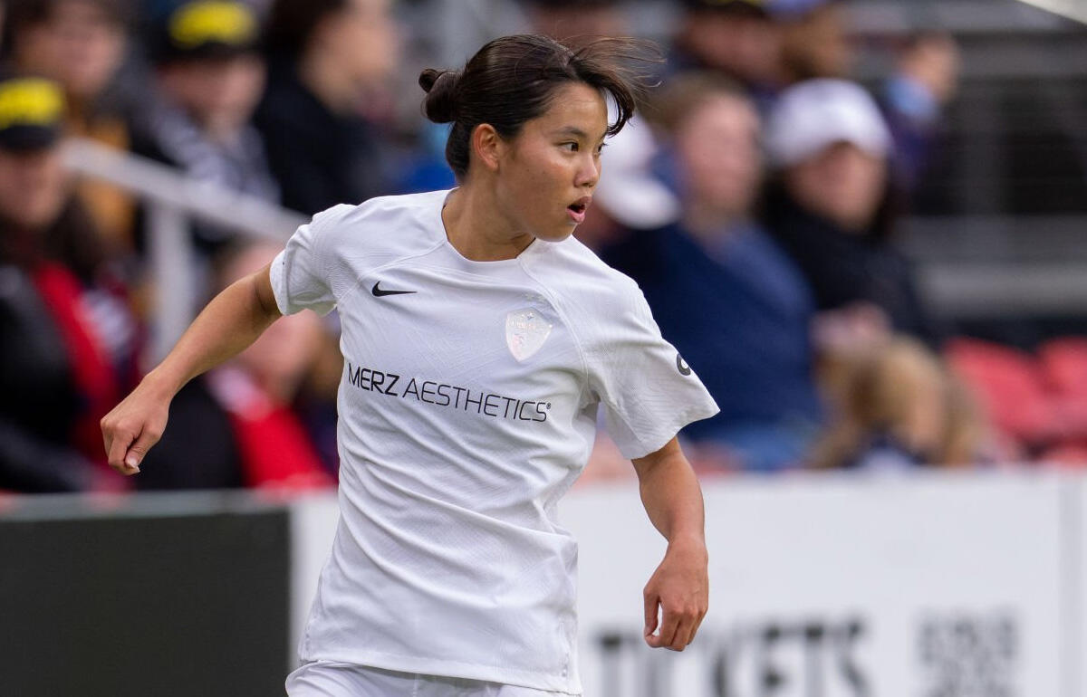 ノースカロライナ・カレッジのU-20日本女子代表MF松窪真心