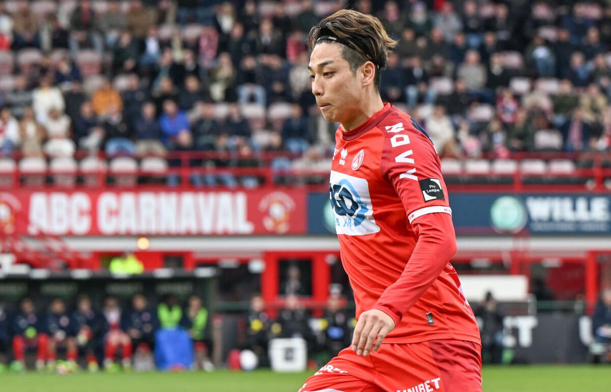 コルトレイクでプレーする角田涼太朗