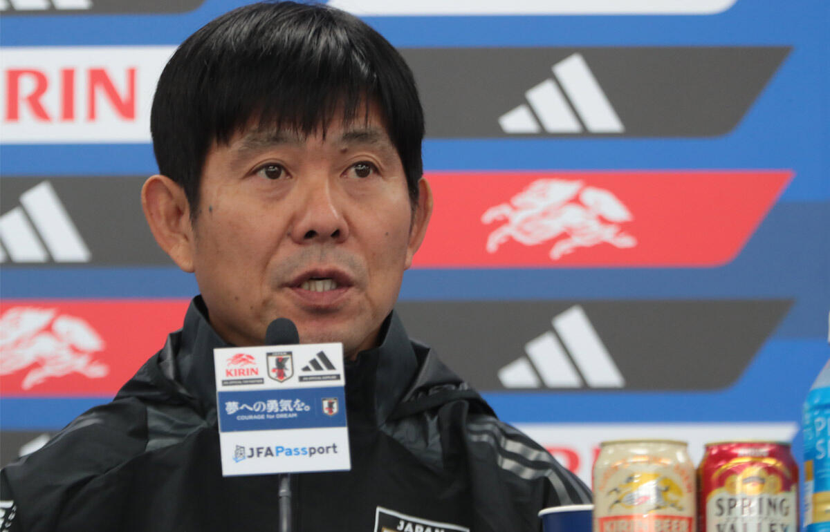 北朝鮮戦へ意気込みを語る森保一監督