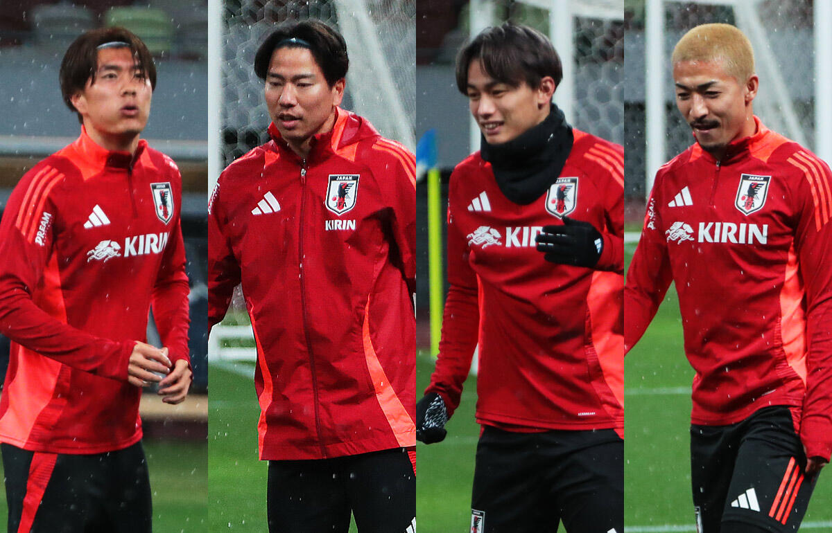 得点が期待されるFW陣(小川航基、浅野拓磨、上田綺世、前田大然)