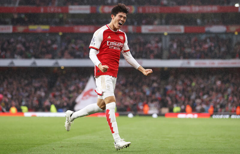 アーセナルでプレーする冨安健洋。