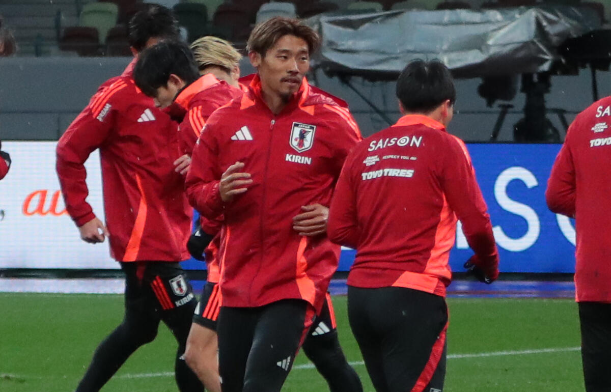 意気込みを語る守田英正