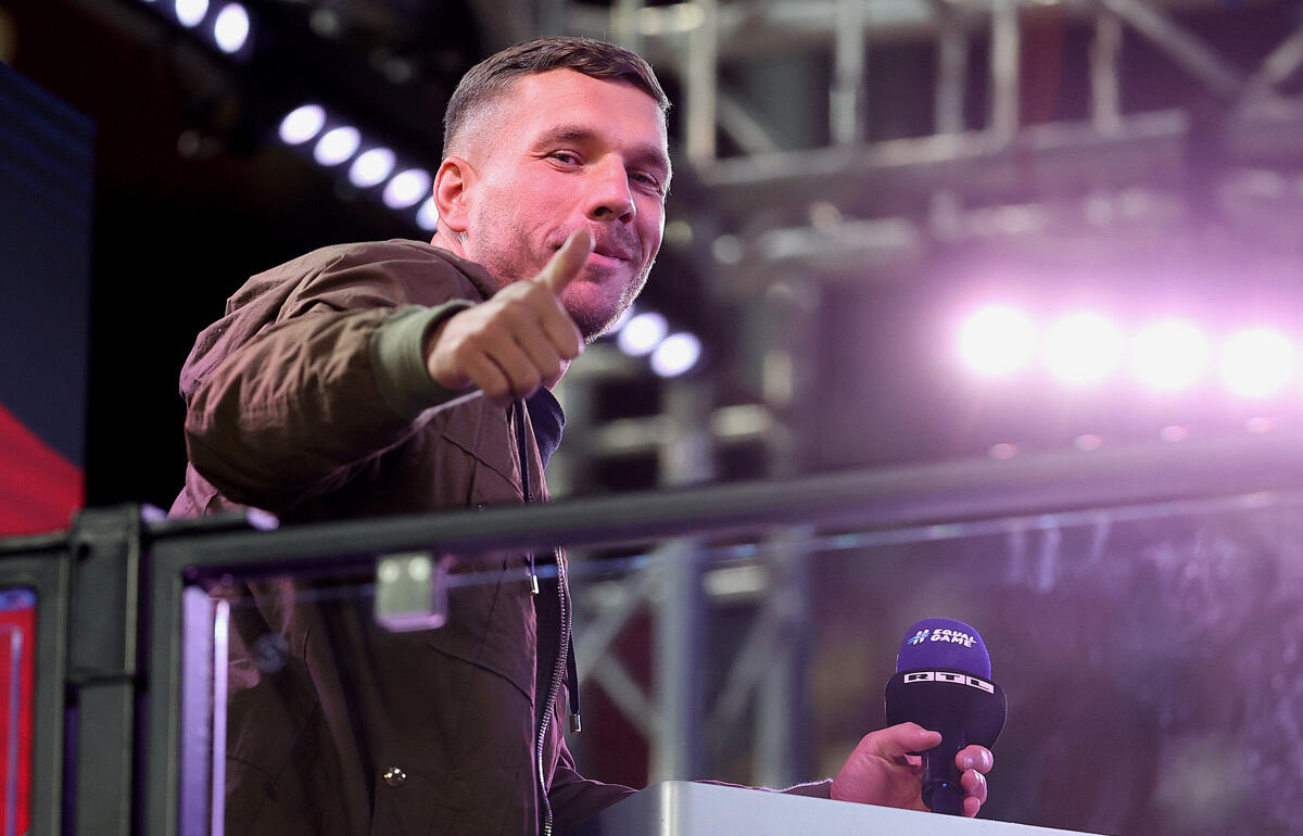 かつてはヴィッセル神戸でもプレーした元ドイツ代表FWのルーカス・ポドルスキ