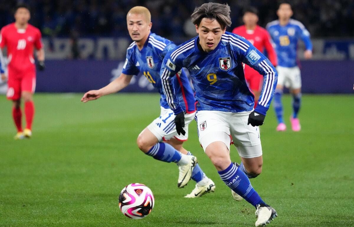 日本代表FW上田綺世