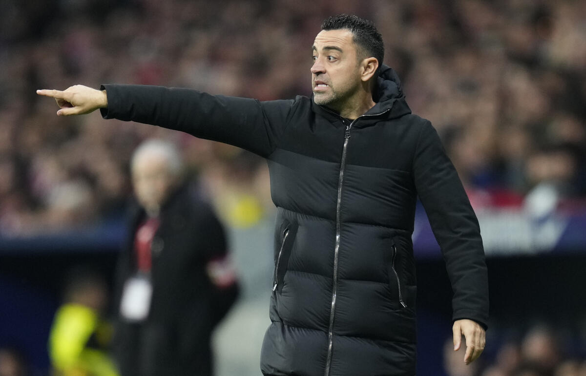 今季限りでの退任を表明しているチャビ監督